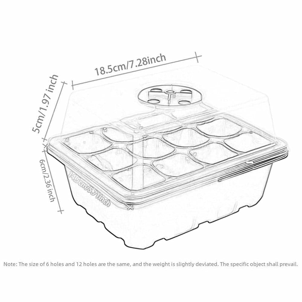 レイページ Amazon｜Stgfyxgs 家庭菜園用6つの区画を備えた増殖トレイ, 緑
